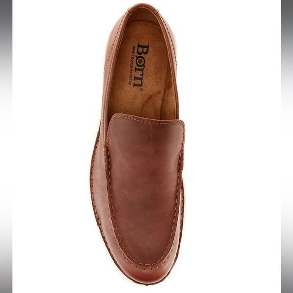Born Men’s Thaton Leather Slip On Loafers - Picture 3 of 17